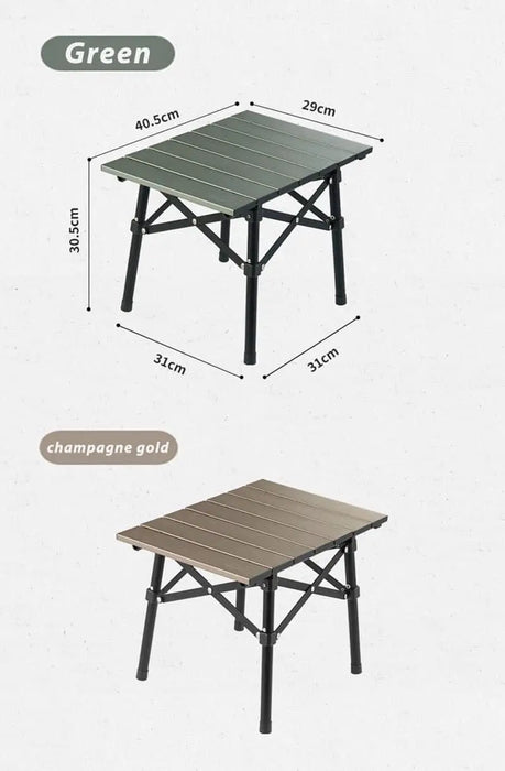 Table de camping Naturehike, 52 cm, enroulable en aluminium vue 2