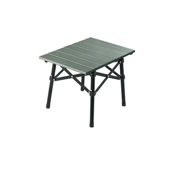 Table de camping Naturehike, 52 cm, enroulable en aluminium Vert