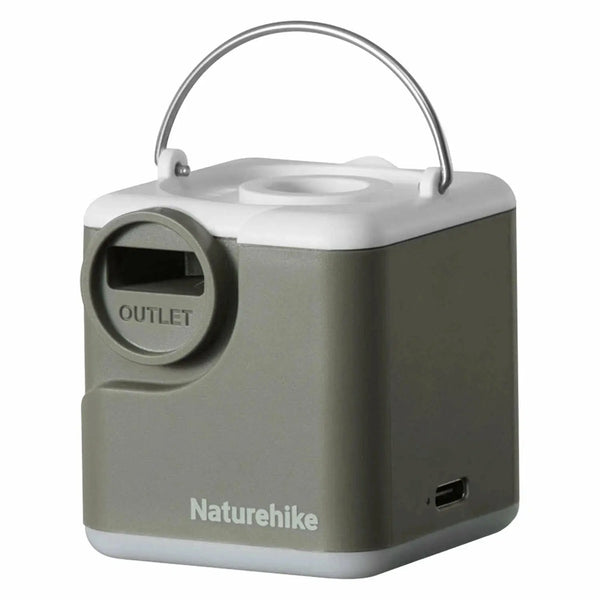 Mini pompe à air Naturehike - USB-C, lumière LED Vert