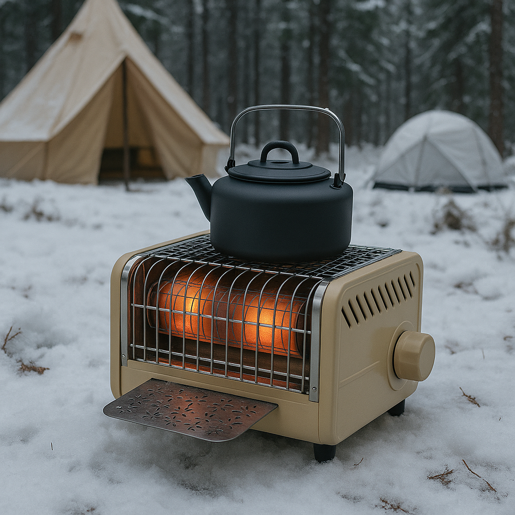 Chauffage de camping puissant hiver et réchaud multifonction