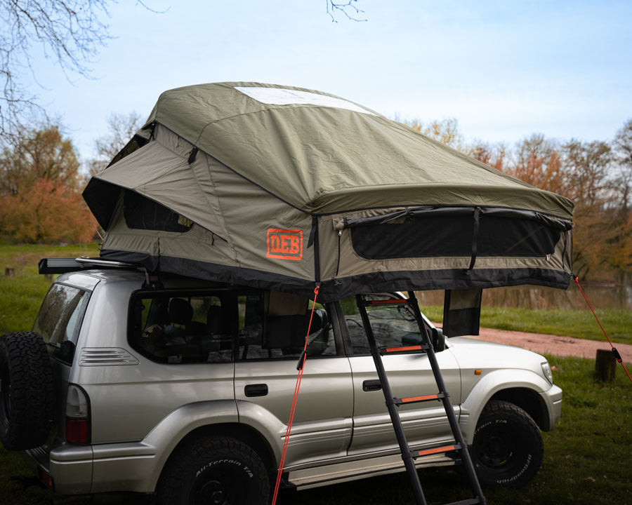 Tente de toit souple Melbourne III DEB Equipment – Familiale 4/5 pers. 190 cm Deb équipement