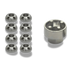 Antivol de tente de toit universel M8 kit avec 8 écrous en acier inoxydable et clé spéciale.