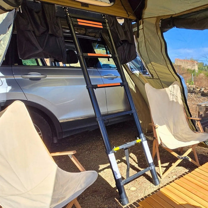 Échelle de Rechange Universelle 230cm pour Tente de Toit - Rigide & Souple Woody’s Camp
