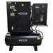 Emax Compressor 10HP 1PH Industrial Rotary Screw Compressor-120 Gal Tank Mount w/Air Dryer EMXERIK010003