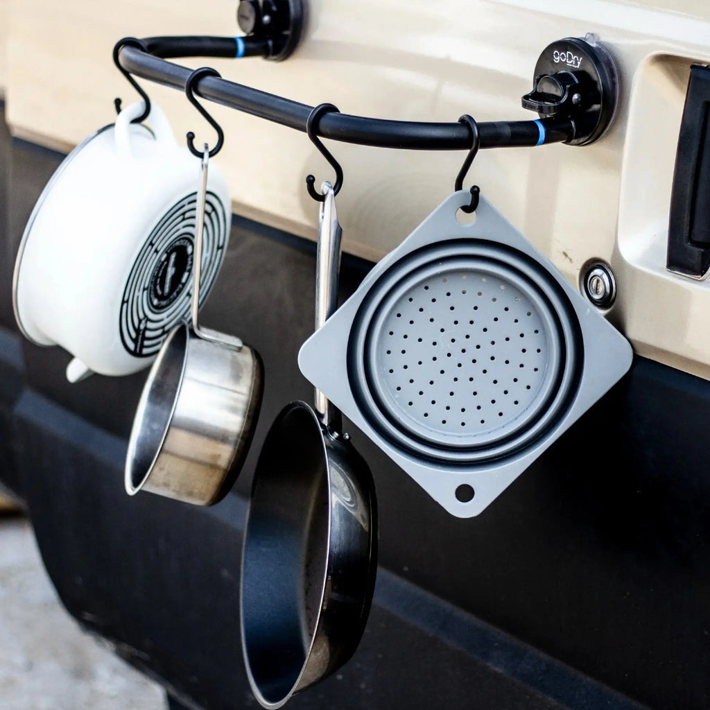 goDry Hanger – Crochet Ventouse Multifonction Outdoor pour Van, Tente de Toit & Sports Nautiques