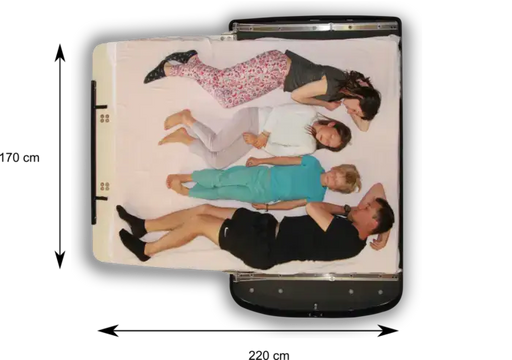 NaïtUp Quatrö Legend–Tente de toit rigide 4 5 places premium & Made in France Naïtup