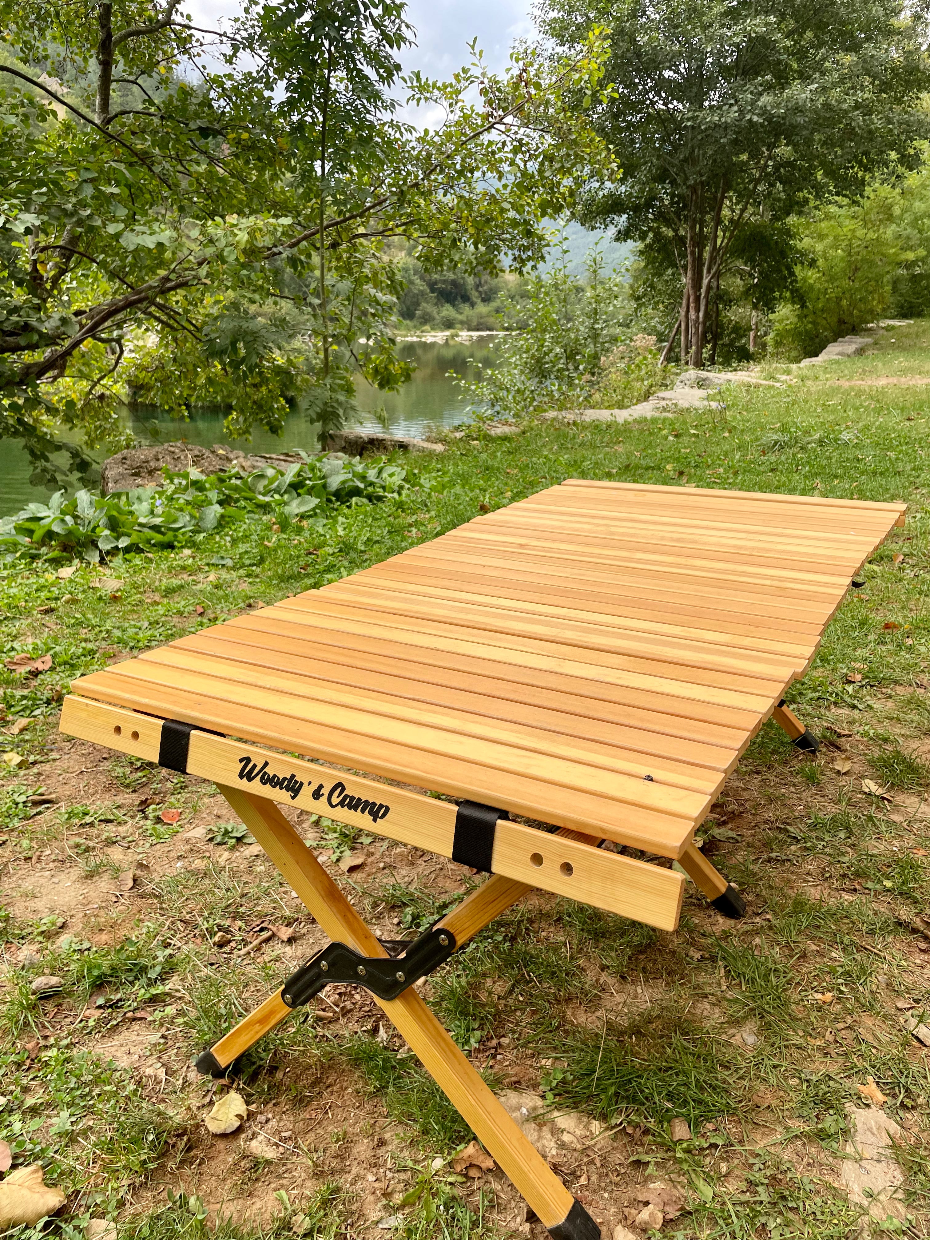 LOCATION : Lot de 2 chaises pliable + 1 table de camping - tente-de-toit.Shop- 