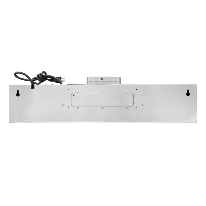 Cosmo 30" Under Cabinet Range Hood with Digital Touch Controls, 3-Speed Fan, LED Lights and Permanent Filters in Stainless Stee COS-KS6U30