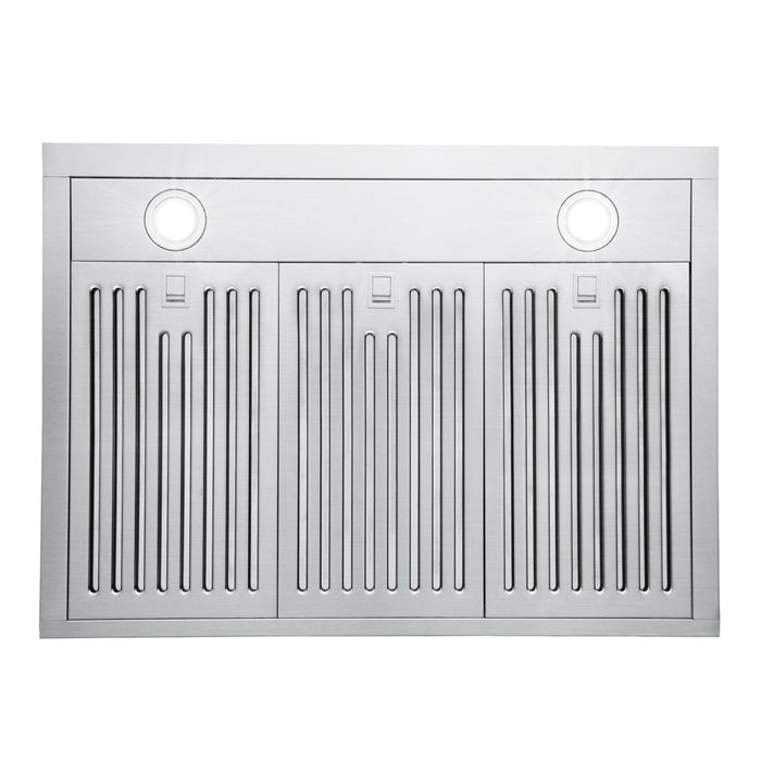 Cosmo 30" Under Cabinet Range Hood with Digital Touch Controls, 3-Speed Fan, LED Lights and Permanent Filters in Stainless Stee COS-KS6U30