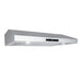 Cosmo 30" Under Cabinet Range Hood with Digital Touch Controls, 3-Speed Fan, LED Lights and Permanent Filters in Stainless Stee COS-KS6U30