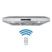 Cosmo 30" Under Cabinet Range Hood with Digital Touch Controls, 3-Speed Fan, LED Lights and Permanent Filters in Stainless Stee COS-KS6U30