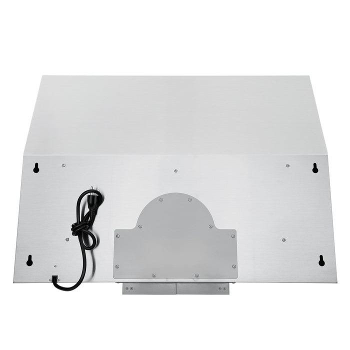 Cosmo 30" Under Cabinet Range Hood with Digital Touch Controls, 3-Speed Fan, LED Lights and Permanent Filters in Stainless Stee COS-KS6U30