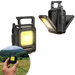 Lampe de poche ultrapuissante LED affichée dans un cadre naturel, compacte et idéale pour les aventures nocturnes.