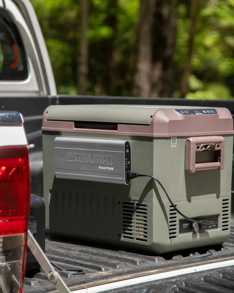Glaciere a compression MyCoolman 43L - Frigo congelateur portable 12V/24V Bluetooth 60 canettes