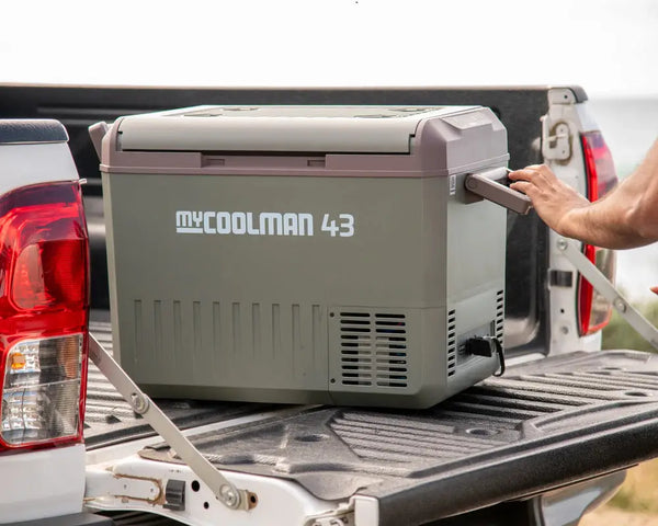 Glaciere a compression MyCoolman 43L - Frigo congelateur portable 12V/24V Bluetooth 60 canettes