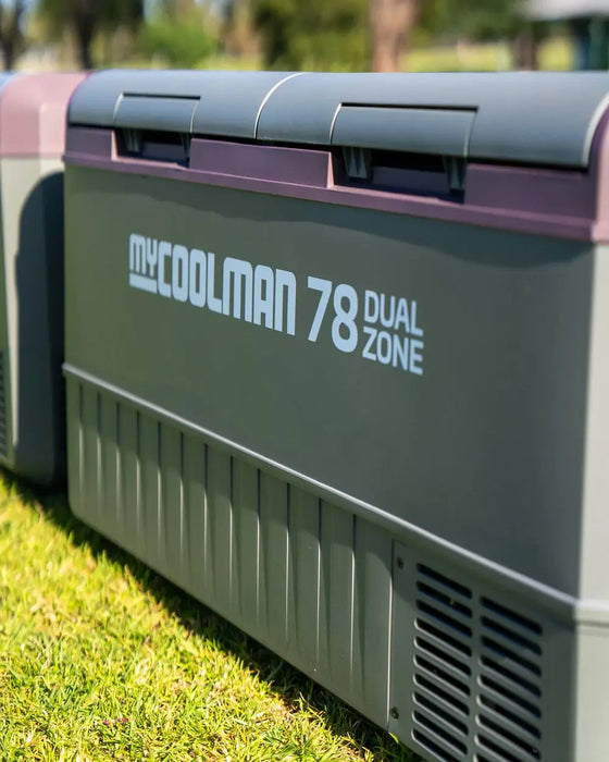 Glaciere a compression Dual Zone MyCoolman 78L - Frigo + congelateur 12V/24V Bluetooth 111 canettes