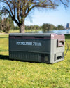 Glaciere a compression Dual Zone MyCoolman 78L - Frigo + congelateur 12V/24V Bluetooth 111 canettes