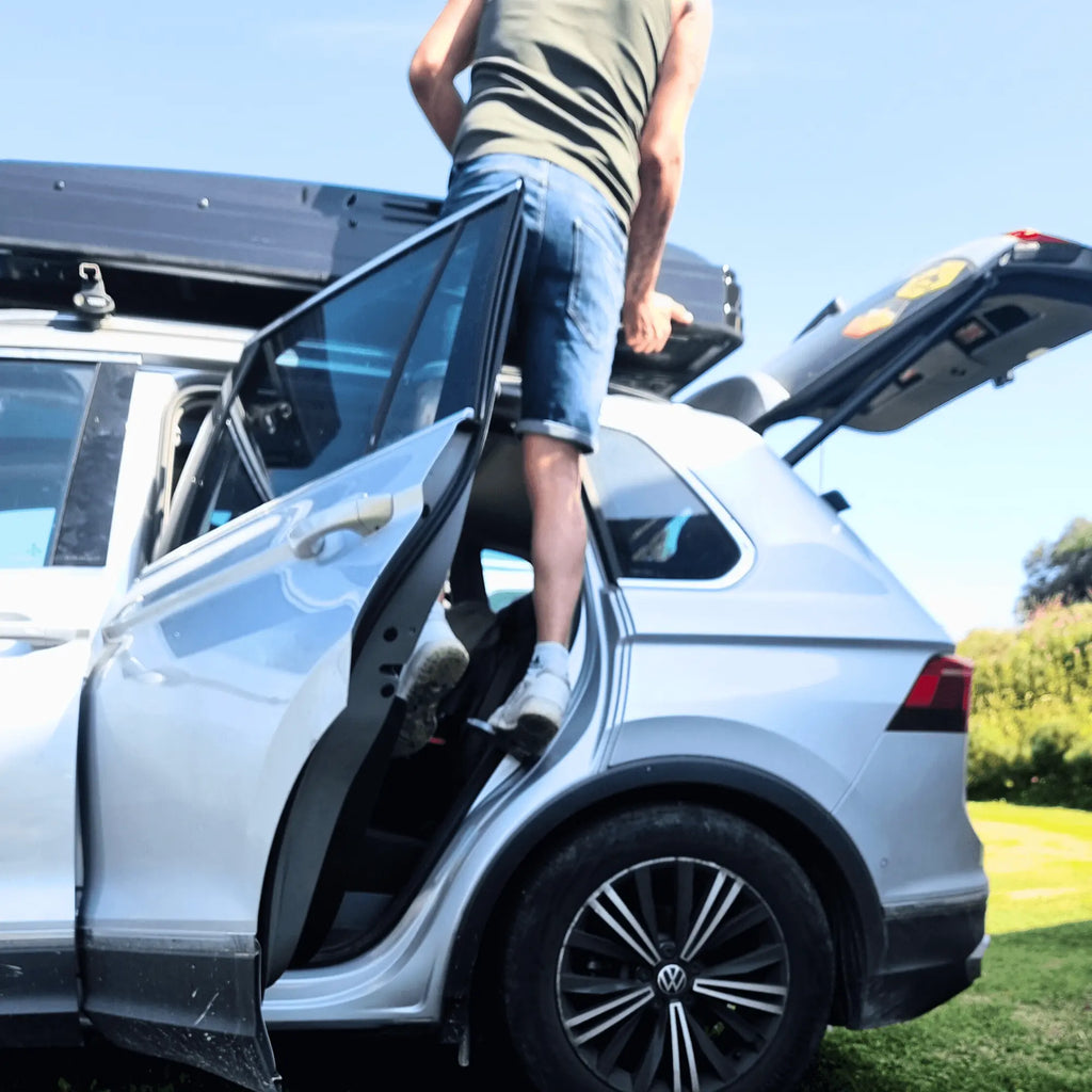 Marchepied pliable et stable pour camping