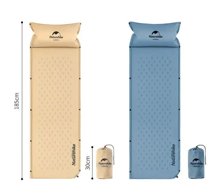 Matelas de couchage Naturehike avec épissure à l'air et coussin vue 2
