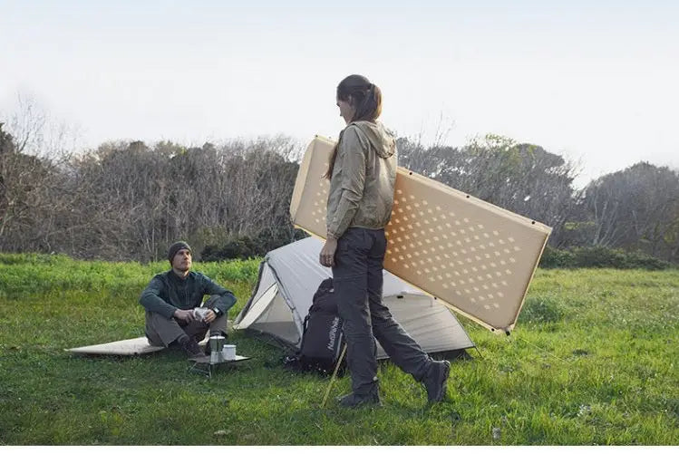 Matelas de couchage Naturehike avec épissure à l'air et coussin vue 3