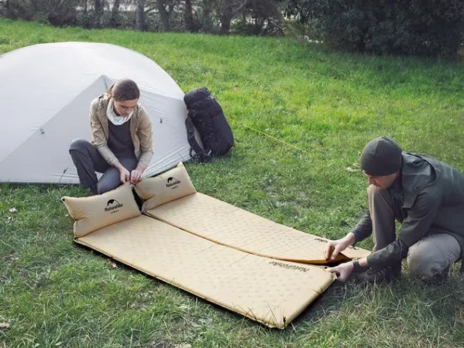 Matelas de couchage Naturehike avec épissure à l'air et coussin vue 5