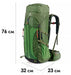 Naturehike trekking, sac à dos de randonnée système de suspension indépendant pour réduire la pression de portage 55 l vue 3