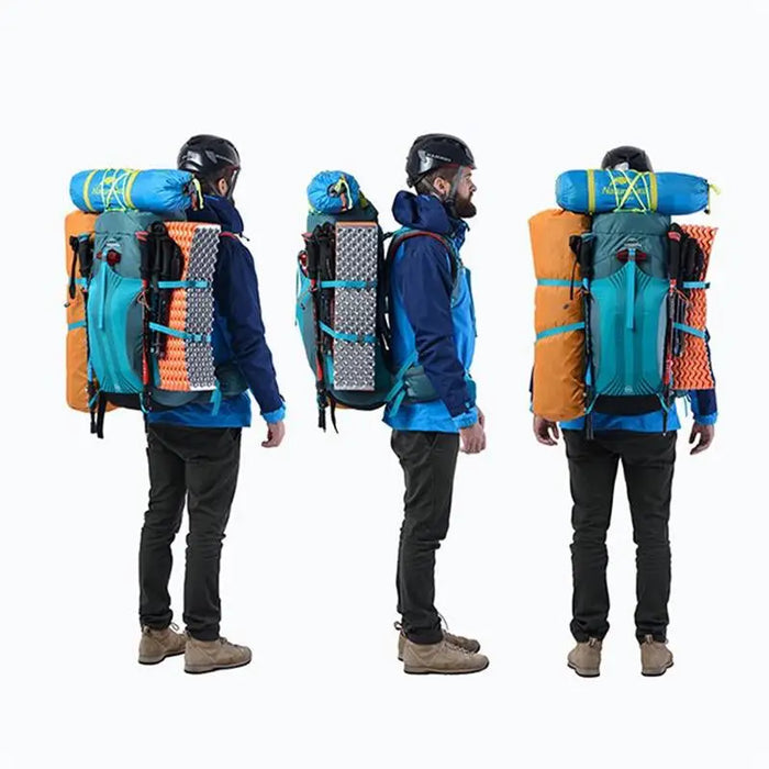 Naturehike trekking, sac à dos de randonnée système de suspension indépendant pour réduire la pression de portage 55 l vue 5