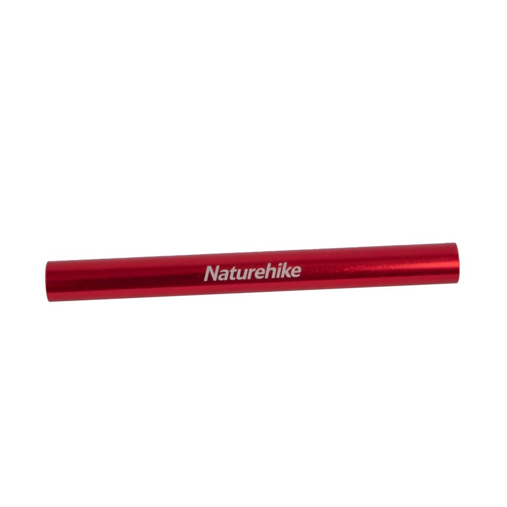Naturehike Tube de réparation pour mât de tente - Alliage d'aluminium, 4 pièces Rouge