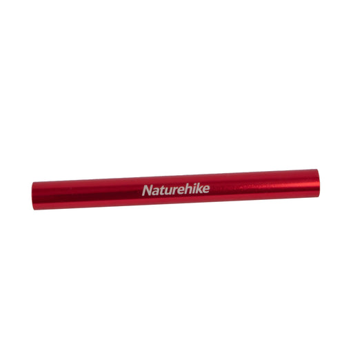 Naturehike Tube de réparation pour mât de tente - Alliage d'aluminium, 4 pièces Rouge