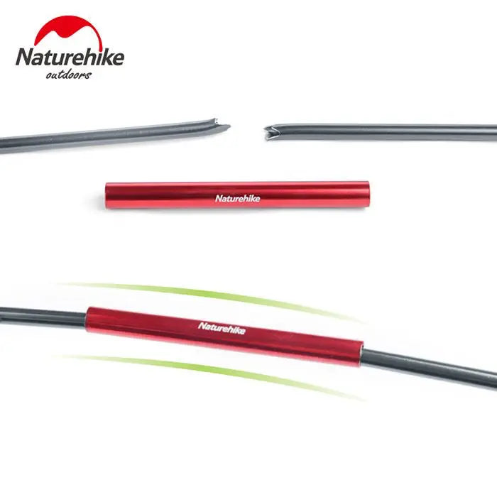 Naturehike Tube de réparation pour mât de tente - Alliage d'aluminium, 4 pièces vue 7