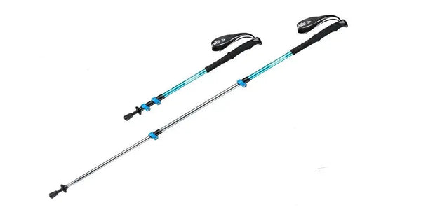 Bâton de trekking pliant en aluminium Naturehike Bleu