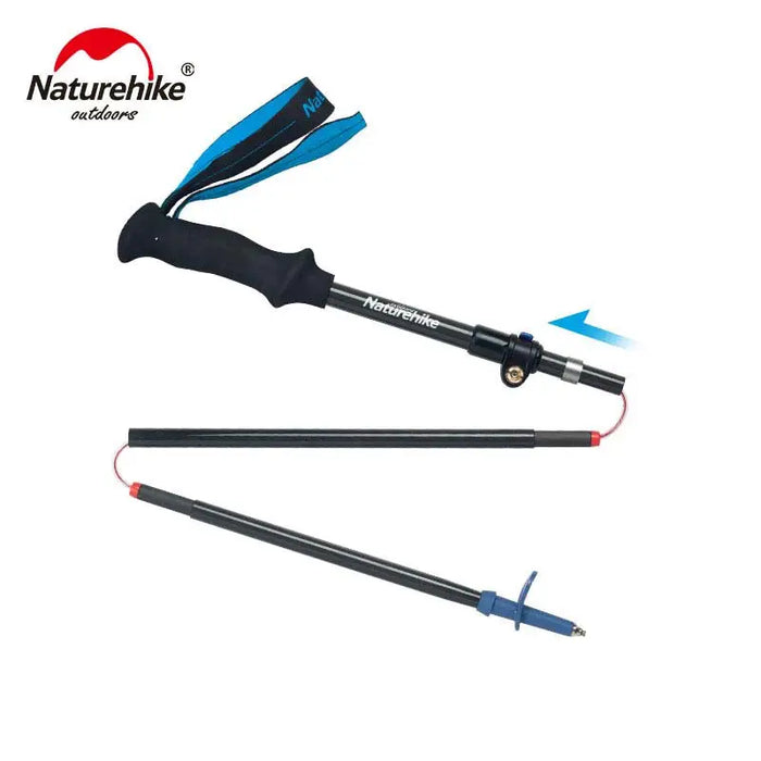 Bâton de trekking pliant en carbone Naturehike vue 2