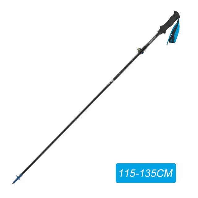 Bâton de trekking pliant en carbone Naturehike Bleu