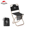 Naturehike Chaise de camping pliante ultralégère en aluminium et Oxford Noir