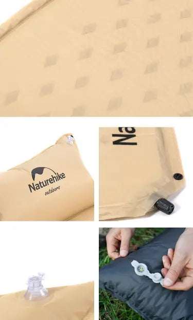 Matelas gonflable Naturehike pour couple avec oreiller vue 4