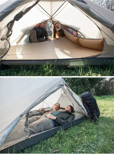 Matelas gonflable Naturehike pour couple avec oreiller vue 6