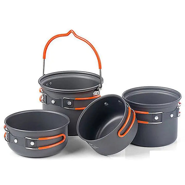 Batterie de cuisine en aluminium 4 en 1 Naturehike Upgrade 618g vue 2