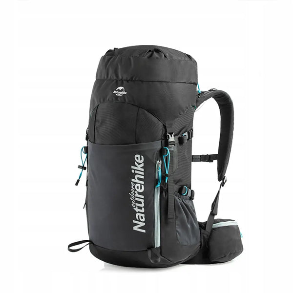 Naturehike trekking, sac à dos de randonnée système de suspension indépendant pour réduire la pression de portage 45 l Noir