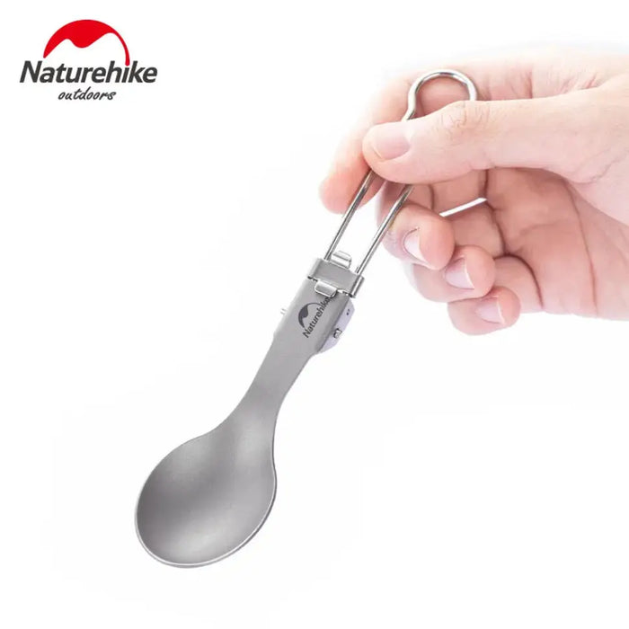 Fourchette en titane Naturehike - pliable, 18 g vue 2