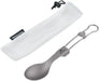 Fourchette en titane Naturehike - pliable, 18 g Gris
