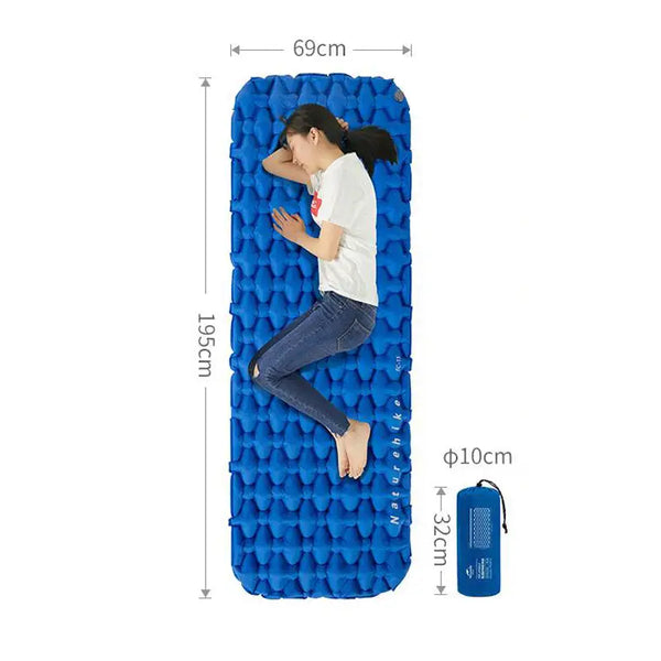 Naturehike Matelas de camping gonflable - Ultraléger 600 g, conception à cellules d'air vue 2
