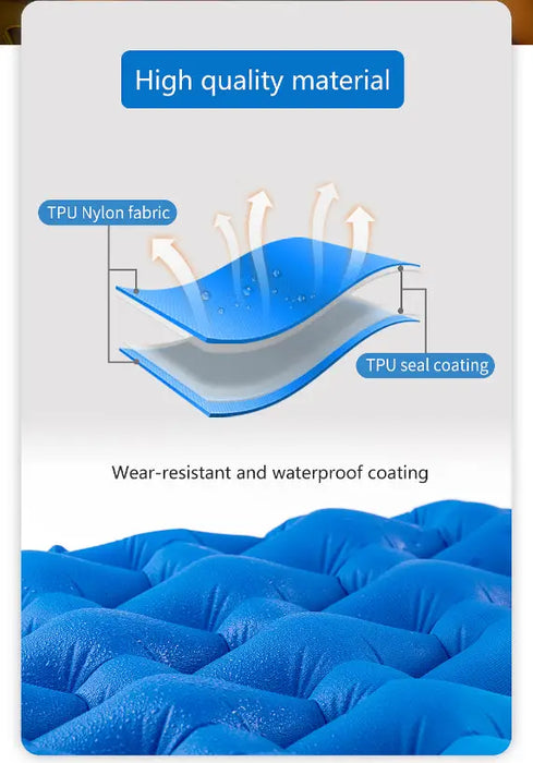 Naturehike Matelas de camping gonflable - Ultraléger 600 g, conception à cellules d'air vue 5