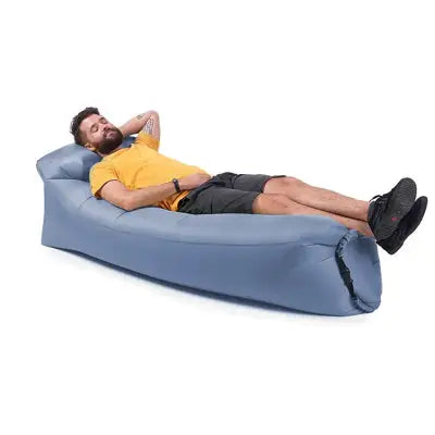 Naturehike Canapé gonflable avec oreiller bleu vue 4