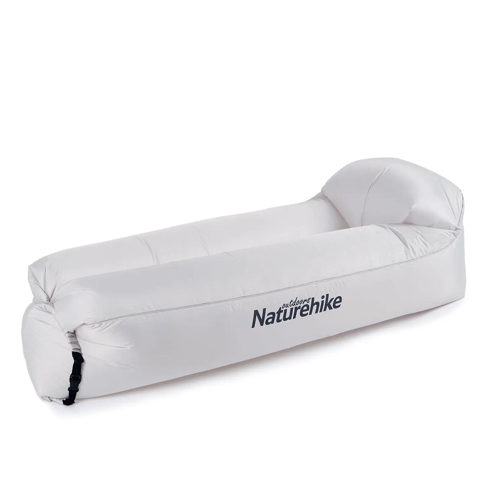 Naturehike Canapé gonflable avec oreiller bleu Gris