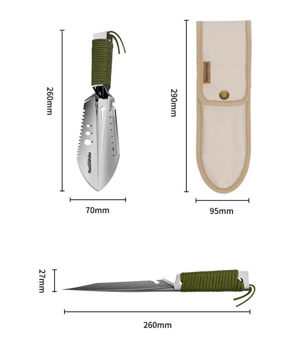 Naturehike Pelle multifonctionnelle pour l'extérieur - Avec scie et corde de sécurité vue 2