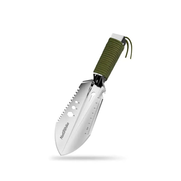 Naturehike Pelle multifonctionnelle pour l'extérieur - Avec scie et corde de sécurité Gris