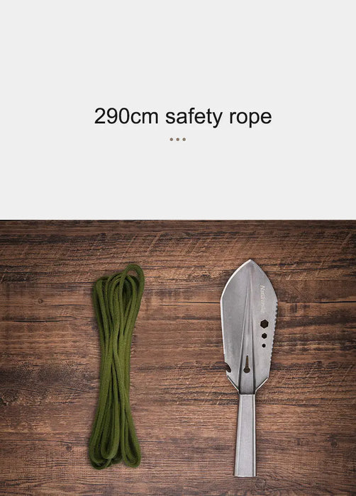 Naturehike Pelle multifonctionnelle pour l'extérieur - Avec scie et corde de sécurité vue 5