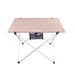 Naturehike Table de camping pliante - Aluminium léger Marron