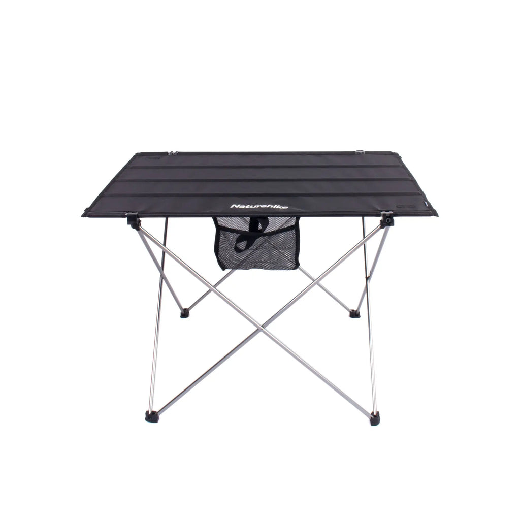 Naturehike Table de camping pliante - Aluminium léger Noir