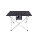 Naturehike Table de camping pliante - Aluminium léger Noir